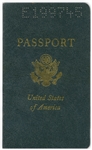 Moe Howard Twice-Signed Passport